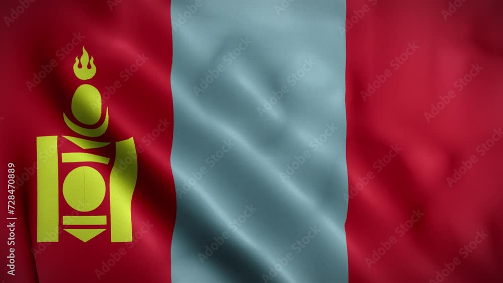Mongolia waving flag, Flag of Mongolia Animation, Mongolian Flag Closeup, 4k Mongolian Flag Waving Animation Mongolia waving flag, Flag of Mongolia Animation, Mongolian Flag Closeup, 4k Mongolian Flag Waving Animation
