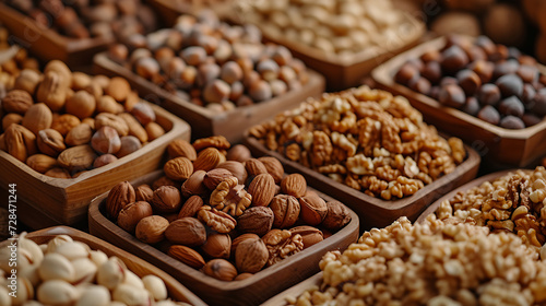 Different types of nuts