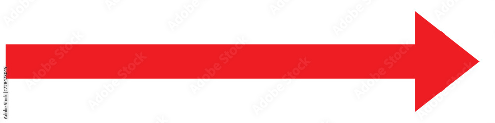 Red arrow to the right . vector, isolated. Red arrow isolated on transparency background Red arrow to the right . vector, isolated. Red arrow isolated on transparency background