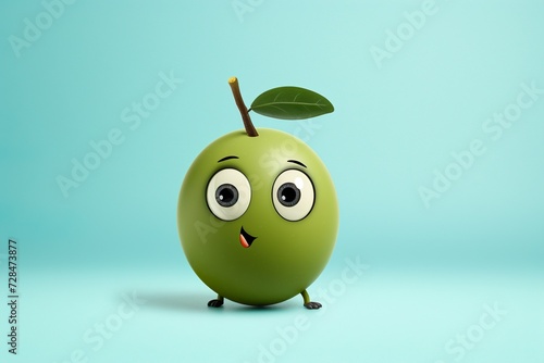 cute olive character illustration 