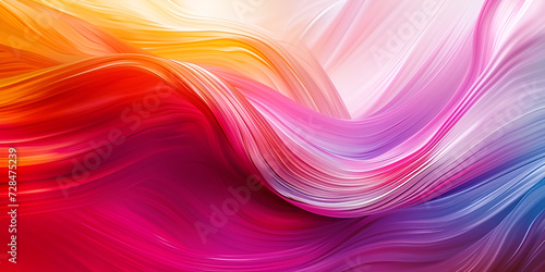 abstract background with waves, abstract background with multi-colored curved lines. 3d illustration, Abstract background. Colorful twisted shapes in motion, Abstract backdrop with smooth, flowing wav