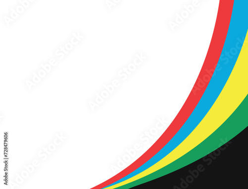 Abstract multicolored background. Vector graphics for design. Waves, texture.