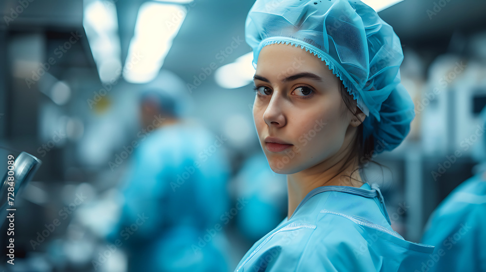 doctor preparing equipment
