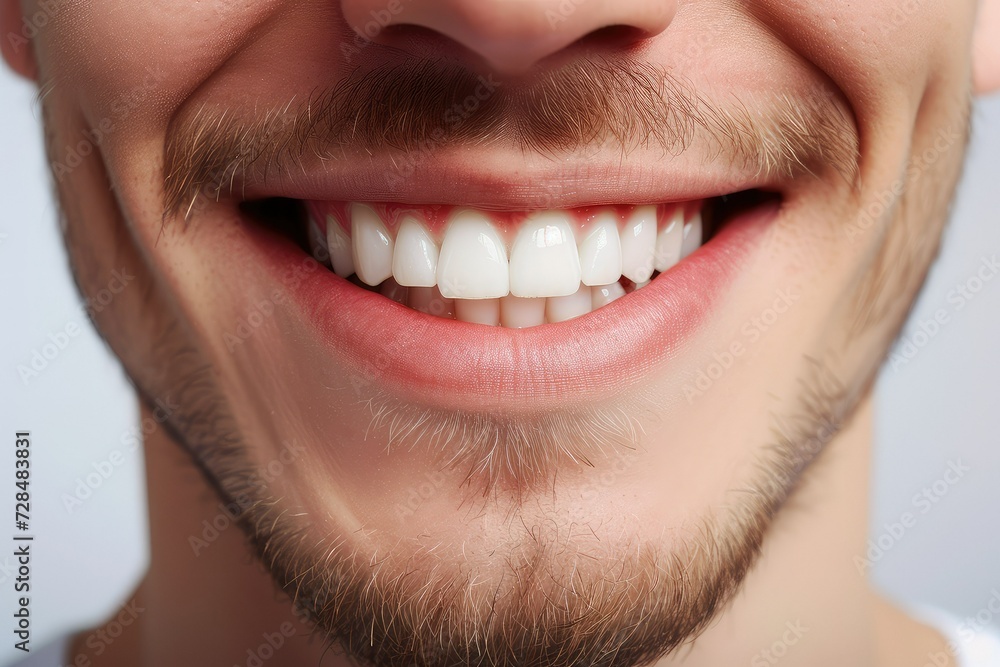 Beautiful teeth man, Healthy teeth, Strong teeth. Beautiful teeth man, Healthy teeth, Strong teeth.