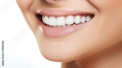 Perfect white smile, dentist examine womans teeth, mouth checkup oral hygiene.