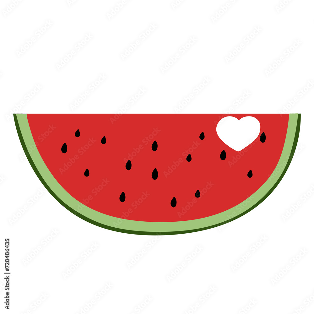 illustration of watermelon illustration of watermelon