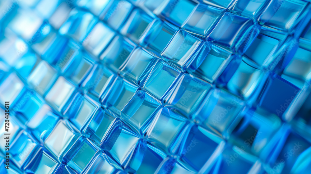 An Abstract Arrangement Of Electric Blue And Aqua Glass Blocks Evokes A Sense Of Transparency And Modernity An Abstract Arrangement Of Electric Blue And Aqua Glass Blocks Evokes A Sense Of Transparency And Modernity