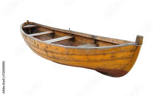 Rowboat on Transparent Background, PNG, Generative Ai