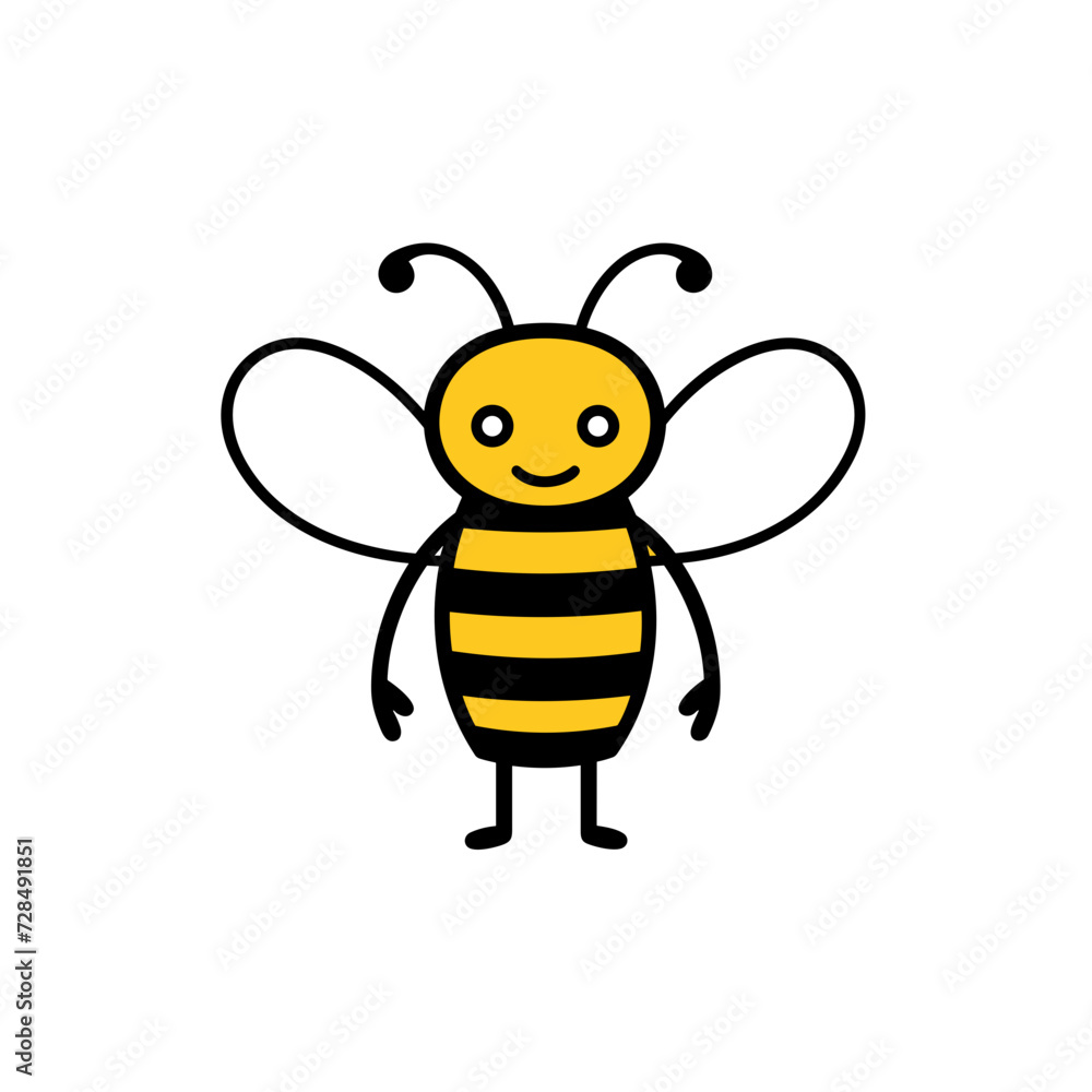 bee cartoon character bee cartoon character