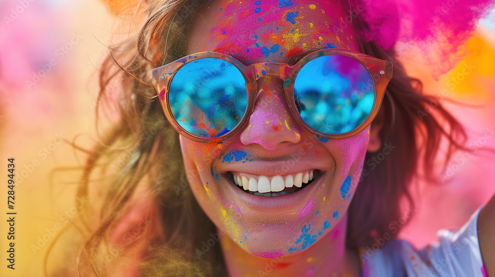 happy holi festival future concept, with empty copy space happy holi festival future concept, with empty copy space