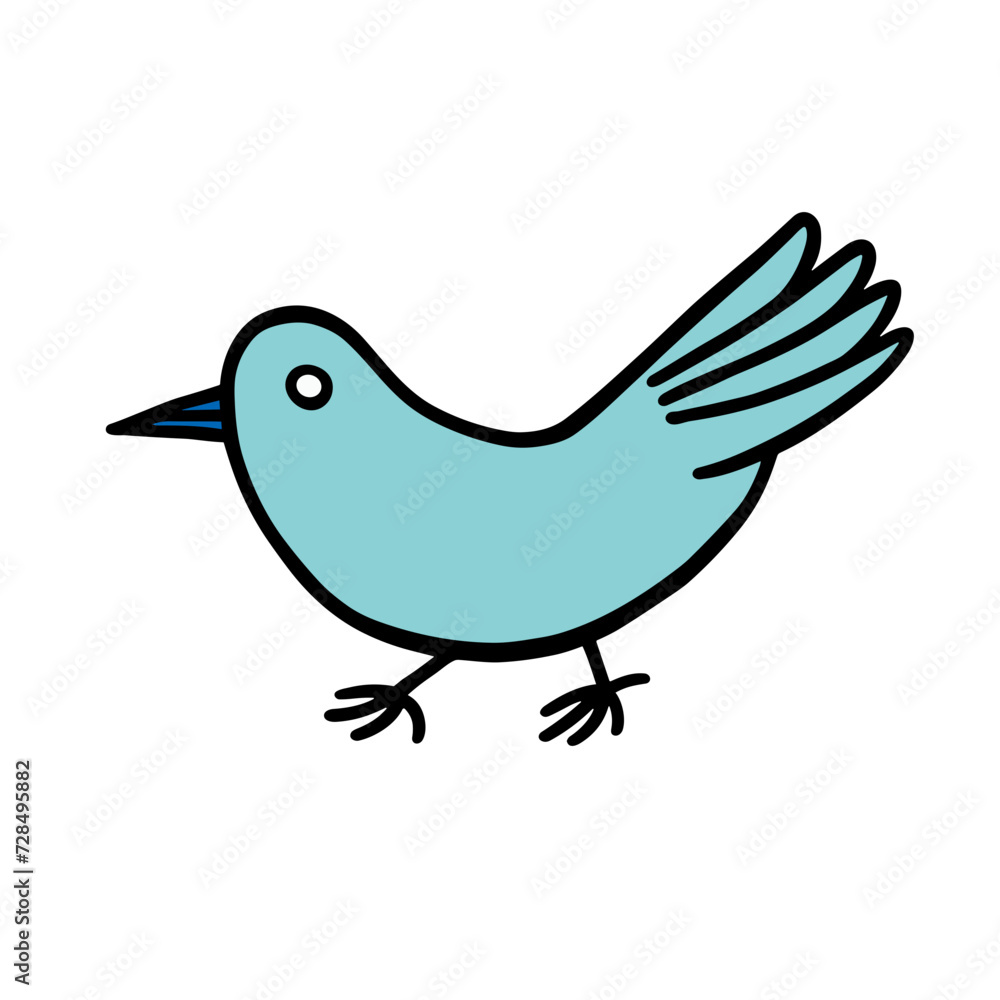 Fototapeta premium blue bird