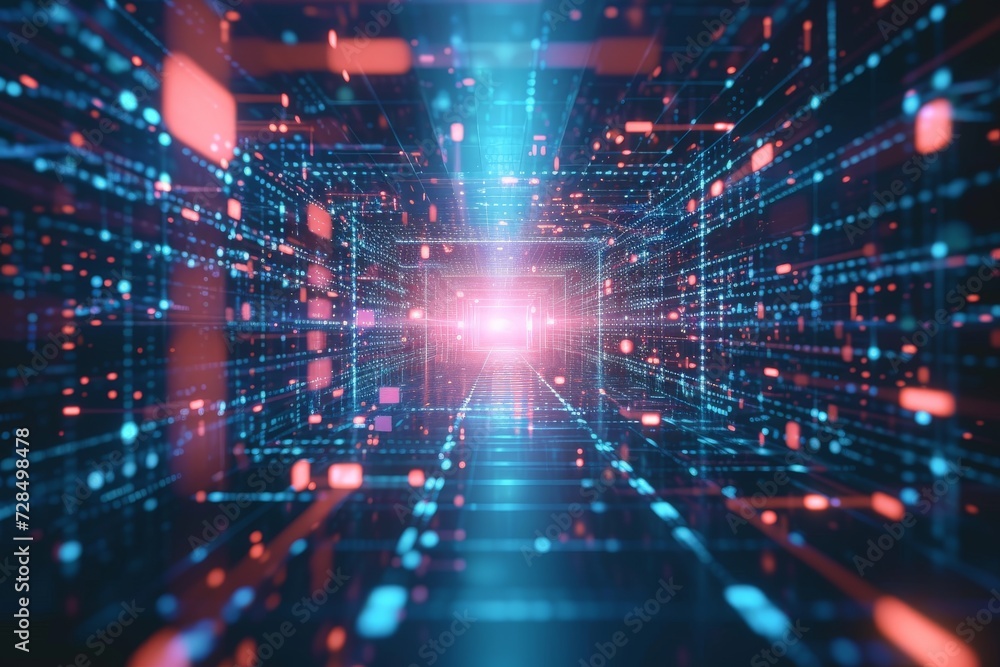 Big data on internet upload and download progress. futuristic digital technology background Big data on internet upload and download progress. futuristic digital technology background