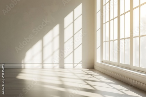 Add a touch of natural beauty to your designs with this shadow overlay effect, featuring sunlight streaming through a window, casting delicate leaf patterns on a transparent background.