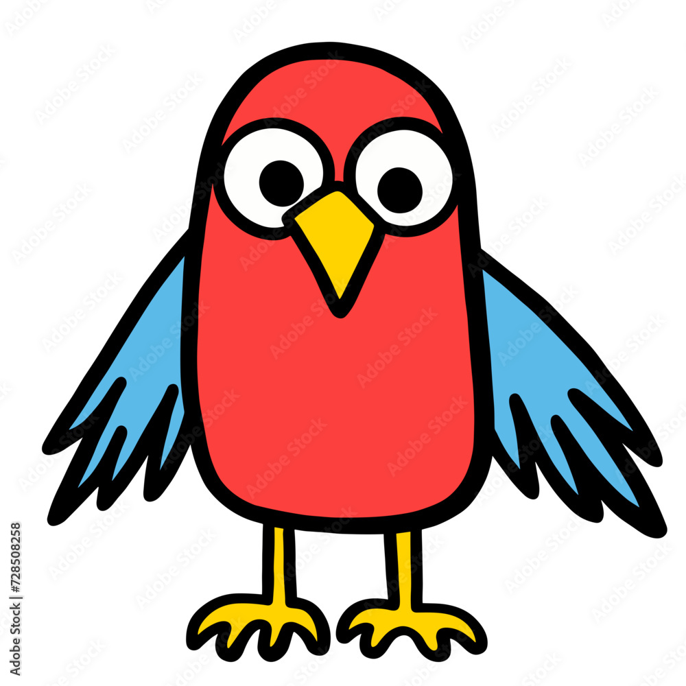 bird cartoon isolated bird cartoon isolated