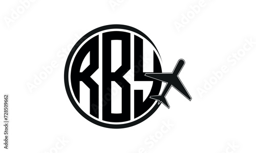RBY three initial letter circle tour & travel agency logo design vector template. hajj Umrah agency, abstract, wordmark, business, monogram, minimalist, brand, company, flat, tourism agency, tourist