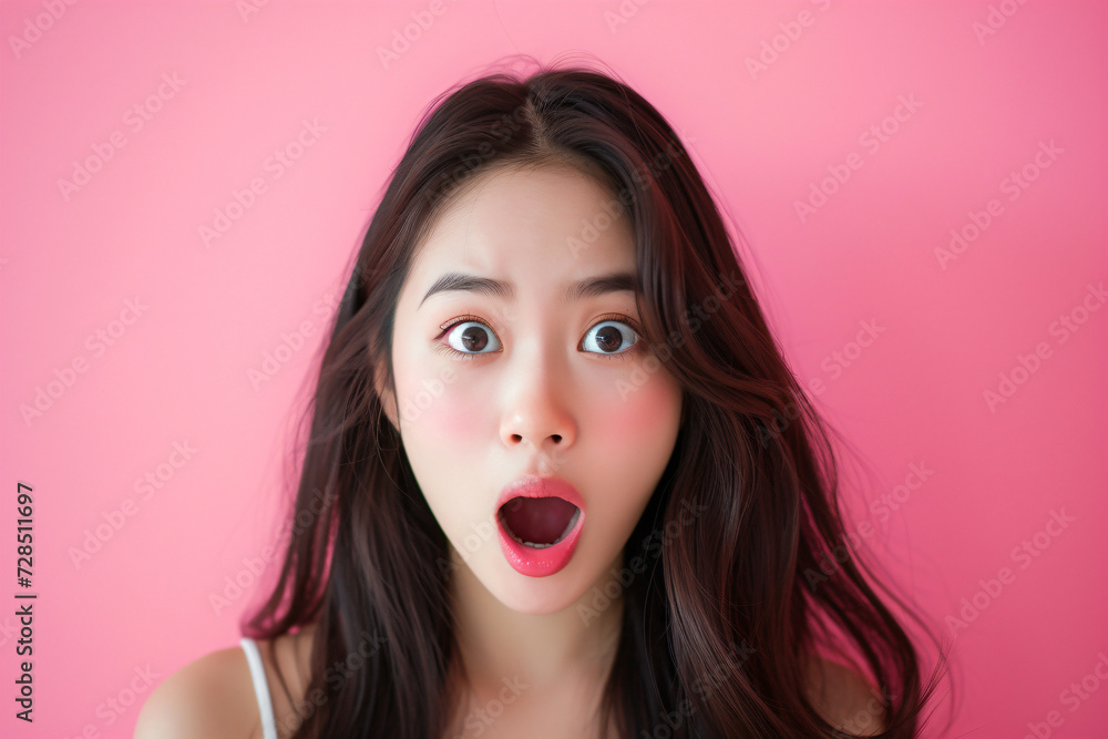 amazed asian girl amazed asian girl
