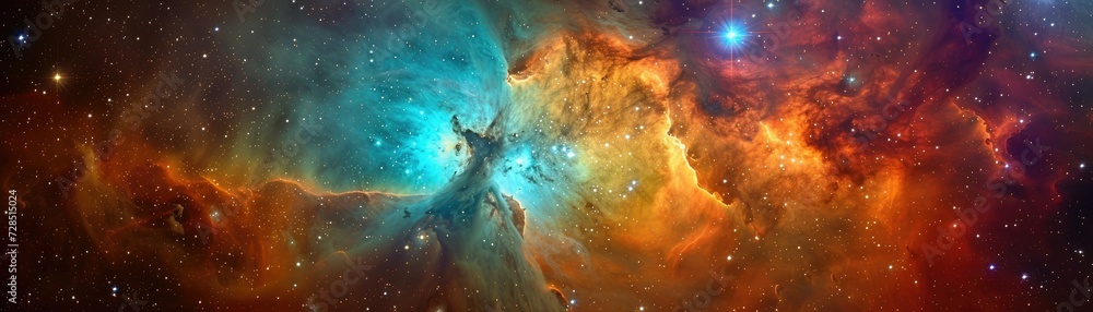 This awe-inspiring photo of a nebula will leave you speechless. - obrazy, fototapety, plakaty 