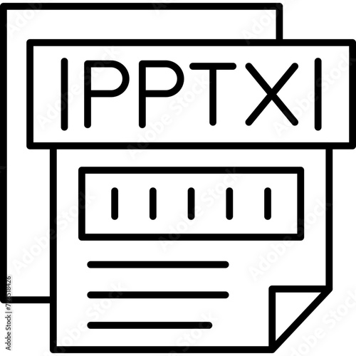 Pptx Icon