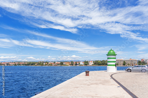 Port square in Zadar, Croatia.