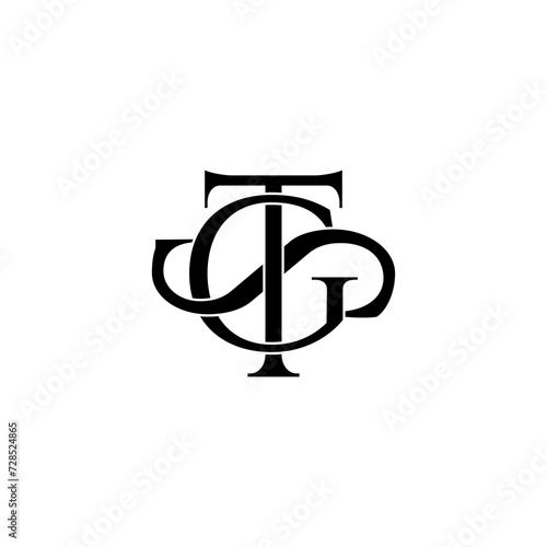 Wallpaper Mural tgs initial letter monogram logo design Torontodigital.ca
