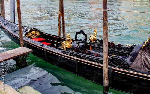 A Gondola Ride in Venice. Gondoliers On the Grand Canal. Venice Travel