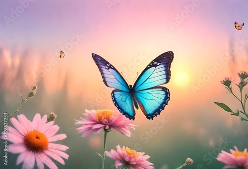 butterfly on flower © Muneeb