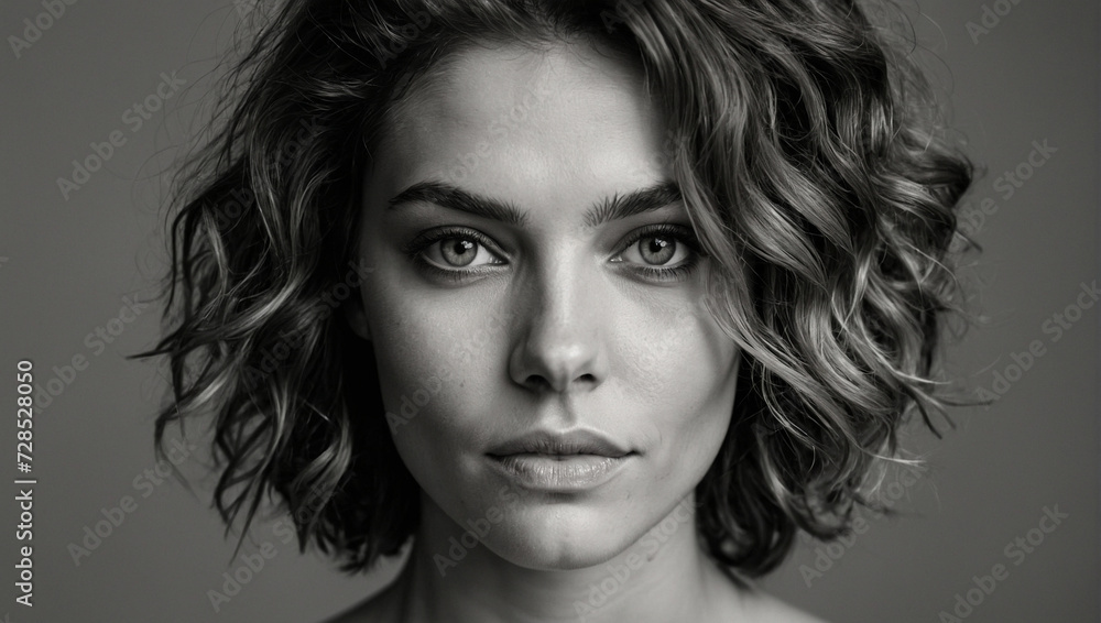Portrait of an incredibly beautiful woman, close-up. generative AI Portrait of an incredibly beautiful woman, close-up. generative AI