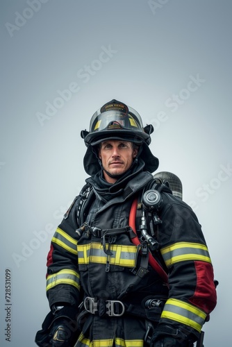 portrait of a firefighter in uniform © Rieth