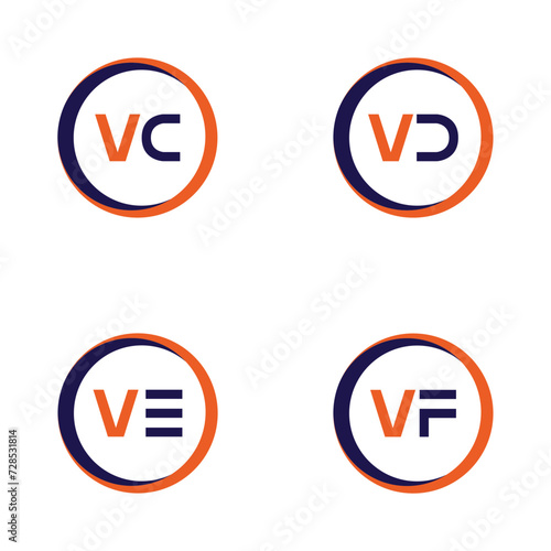 VC,VD,V,VF Letter Logo Bundle Monogram set . icon, letter, vector, technology, business, art, symbol, set design . Free Download VC,VD,V,VF Letter Logo Bundle Monogram set . icon, letter, vector, technology, business, art, symbol, set design . - GFXLoad