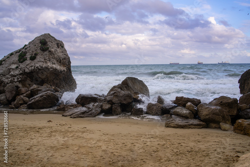 beach of Catalan bay 