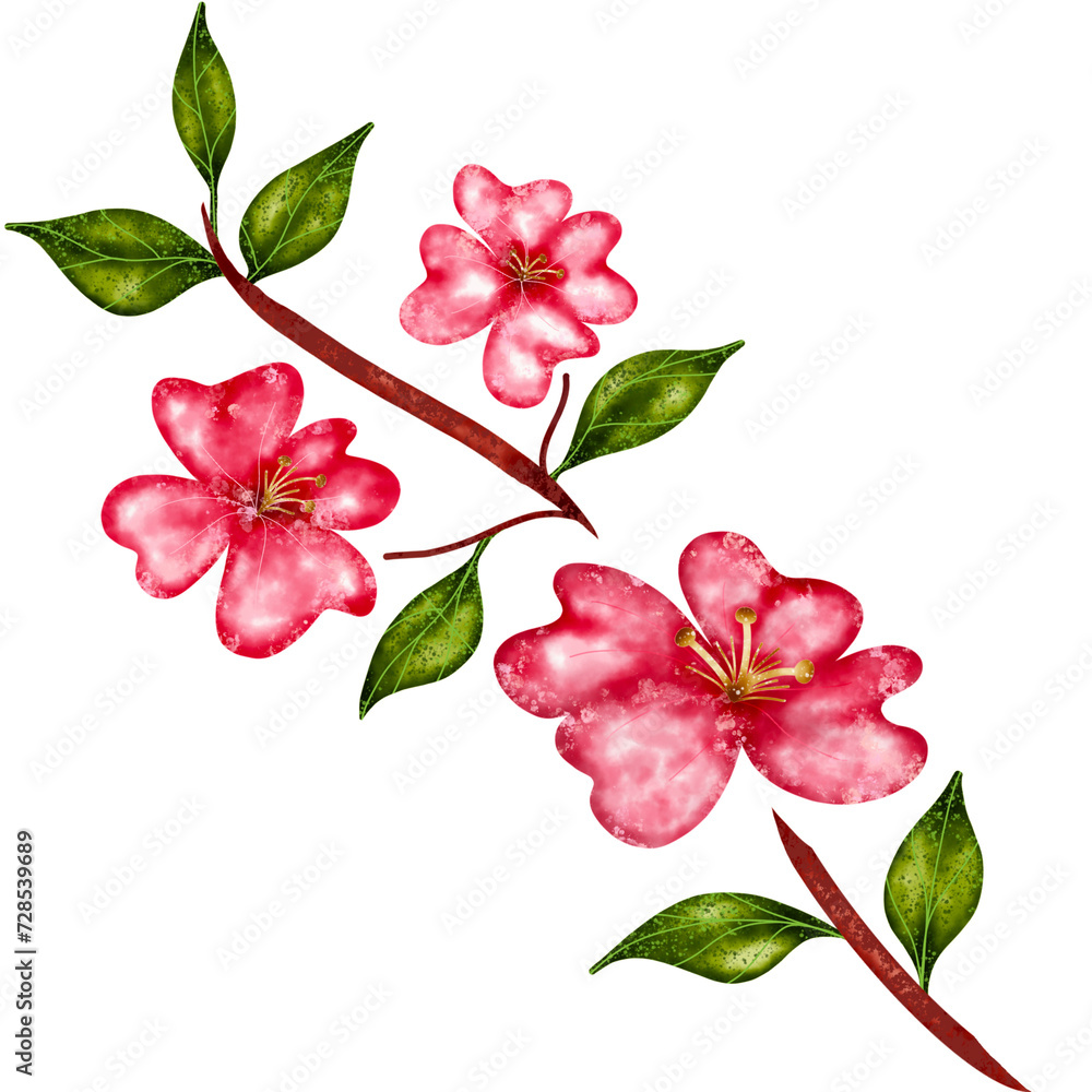 Naklejka premium Flowers