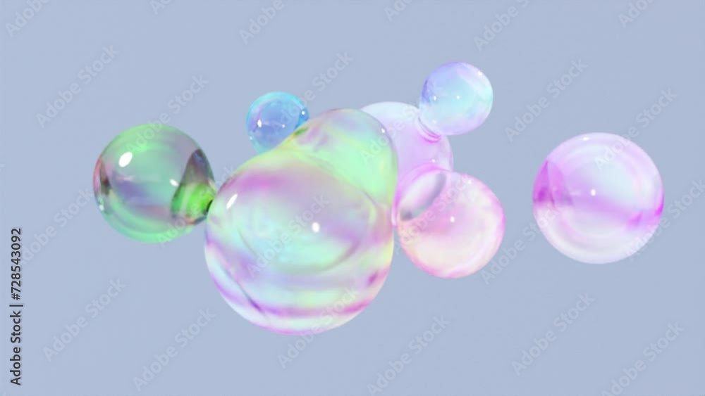Transforming liquid blobs in a metaball animation. 3D Abstract Colorful Metaballs in the background. in 4K Ultra-HD. a seamless, looped 3D animation. Transforming liquid blobs in a metaball animation. 3D Abstract Colorful Metaballs in the background. in 4K Ultra-HD. a seamless, looped 3D animation.