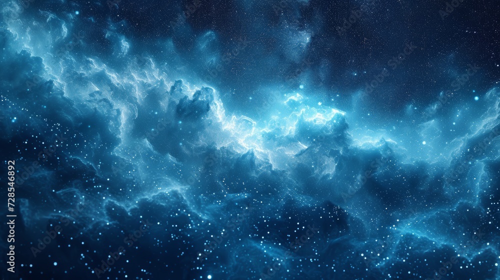 Starry Night Sky with Celestial Energy Starry Night Sky with Celestial Energy
