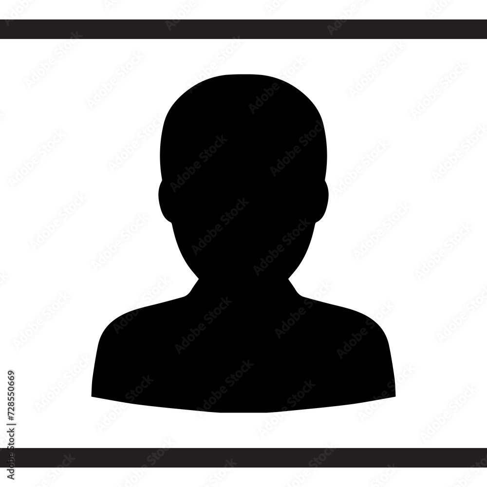 User icon vector. Profile symbol in trendy flat style. Profile vector icon illustration isolated on white background User icon vector. Profile symbol in trendy flat style. Profile vector icon illustration isolated on white background