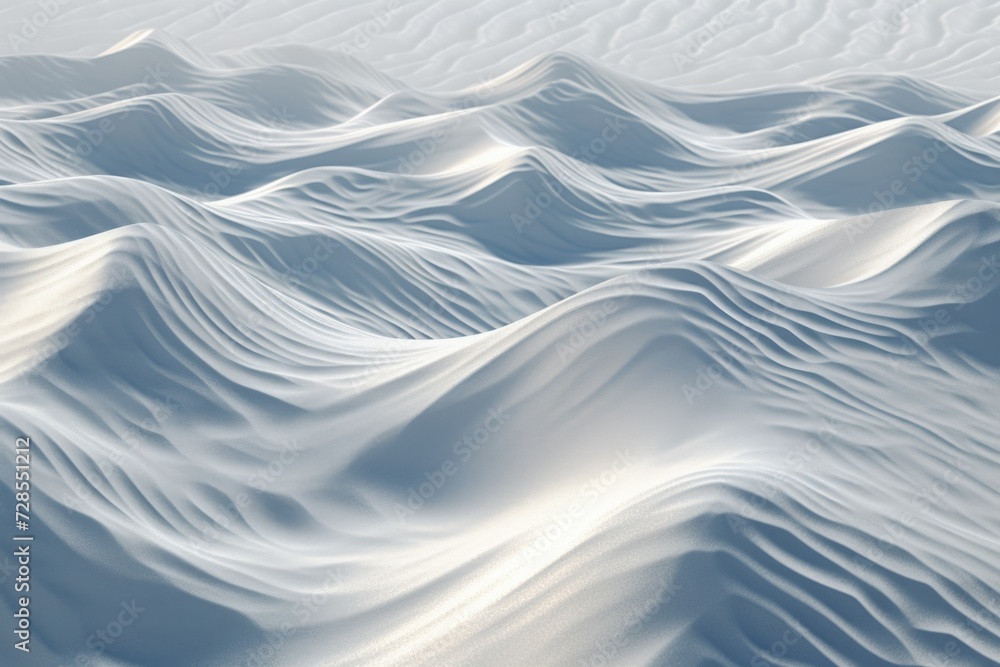 Obraz premium A picturesque view of a mountain summit covered in a thick layer of snow. Perfect for winter-themed designs and outdoor adventure concepts