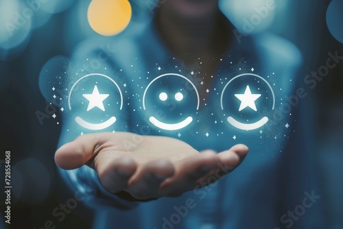 Happy smiley emojis gleeful face, bubbling with joy. Emoticons client satisfaction positive communication. Amiable carefree disposition buoyant emojis. Customer rating testimonials cheery opinion poll
