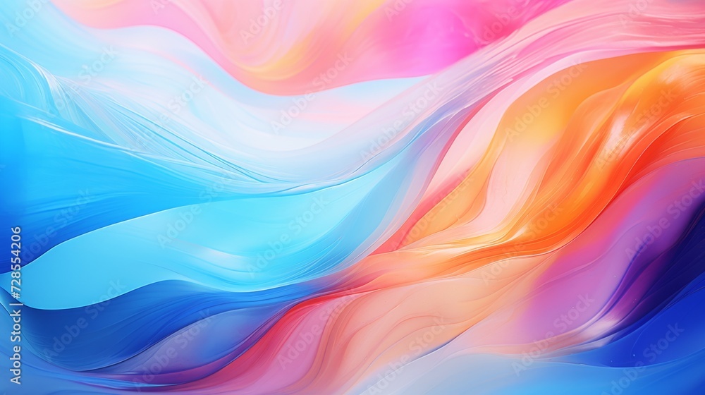 Oil paint Abstract background texture with wavy lines and a vibrant rainbow colorful paintings with a multi-colored spectrum of colours for blending and creating visually stunning paintings