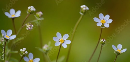 "Wildflower White: Nature's Serenity". generative ai