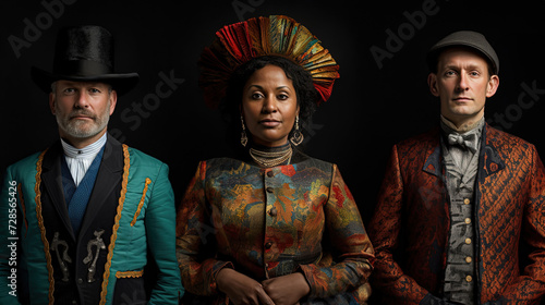 A Captivating of Traditional Clothing, Celebrating the Distinction of Men and Women Fashion