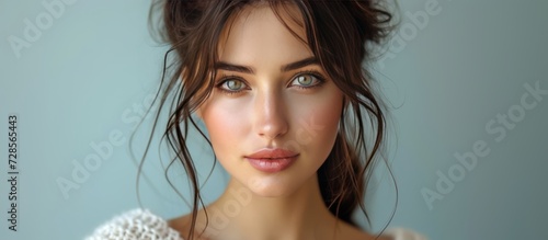 Jeune femme heureuse et souriante