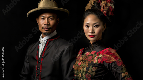 Through the Timeless of Traditional Clothing and Customs Celebrated by Men and Women