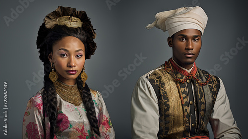 Traditional Clothing Across Generations of Men and Women in The World photo