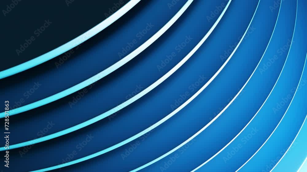 Blue curve abstract background video Blue curve abstract background video