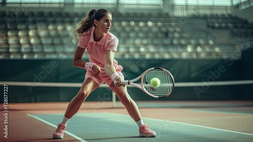played tennis, tennis court. © FotoStalker