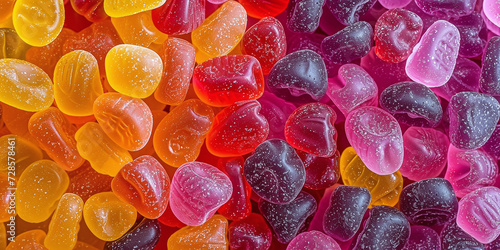 chewy jelly candy background