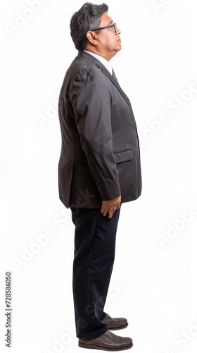 Man in Suit and Tie Standing