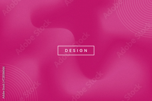 Holographic grainy gradient pink modern background.