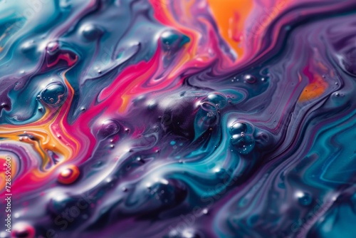 Close-Up View of a Liquid Substance
