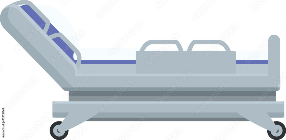 Care person bed icon cartoon vector. Hospital patient. Design ill senior Care person bed icon cartoon vector. Hospital patient. Design ill senior