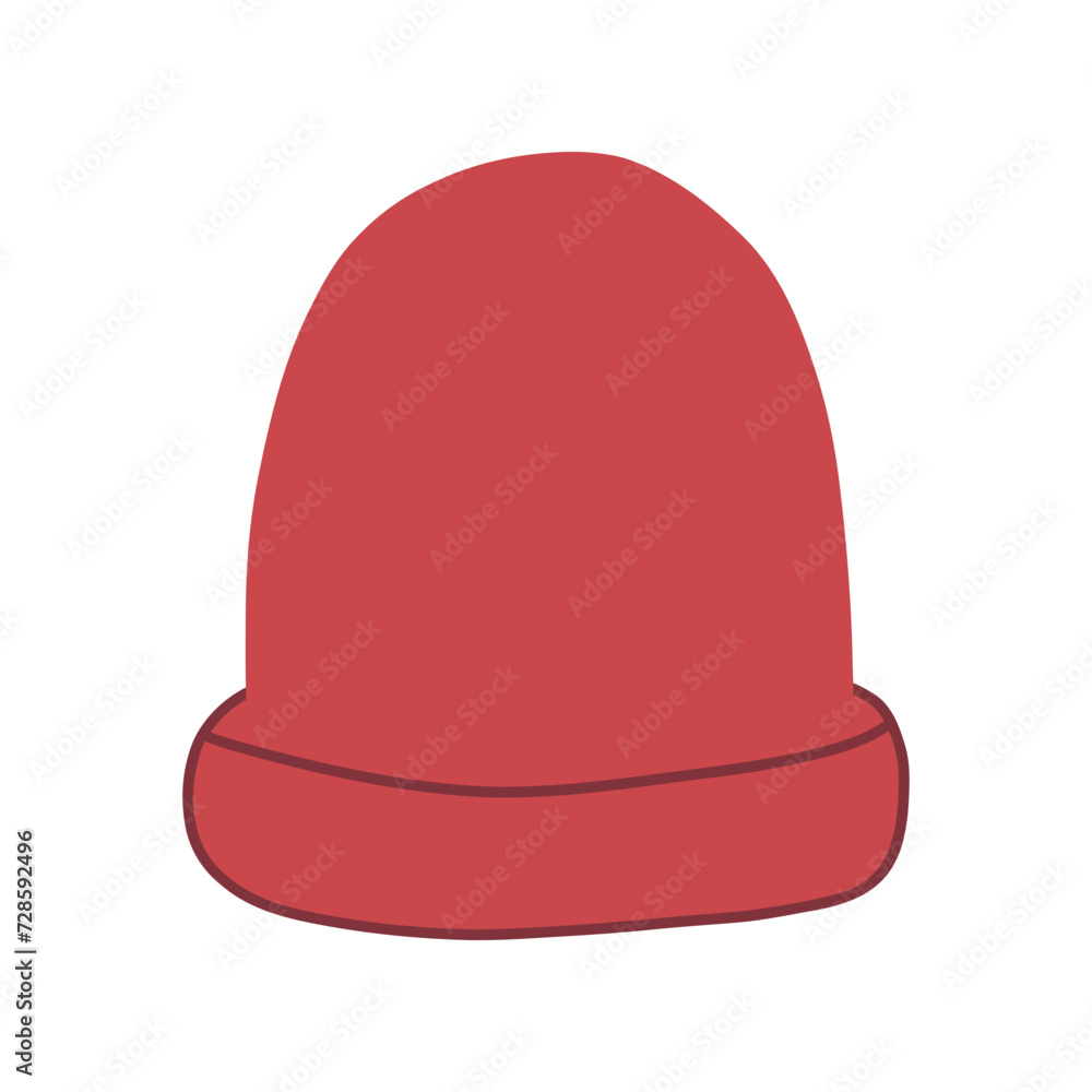 Fototapeta premium red christmas hat